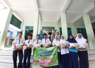 BERBAGI KASIH DALAM SANTUNAN 10 MUHARRAM smp i an-nawawiyyah